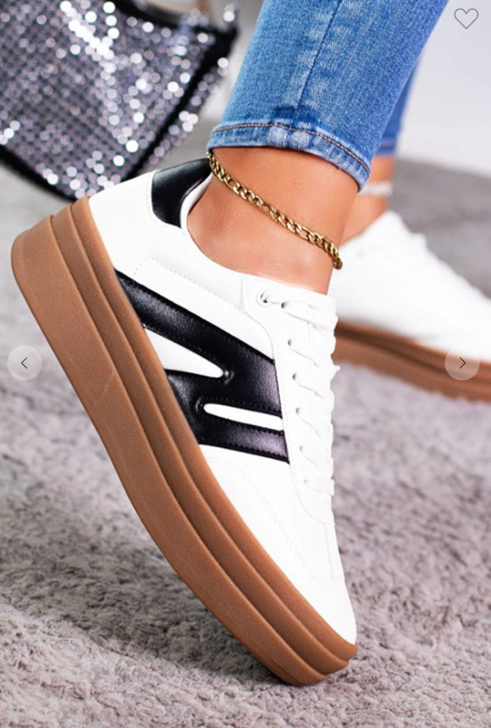 Tennis deportivas con suela de plataforma