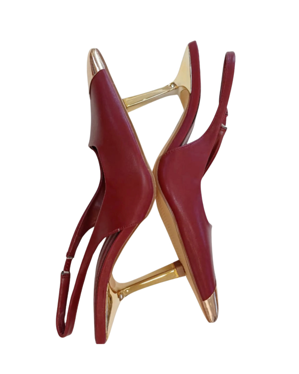 Zapato stilletto color vino