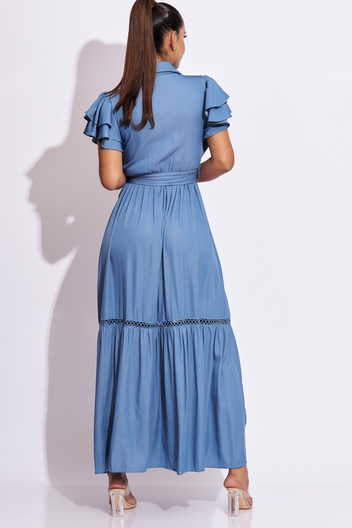 Maxi Vestido en mezclilla suave