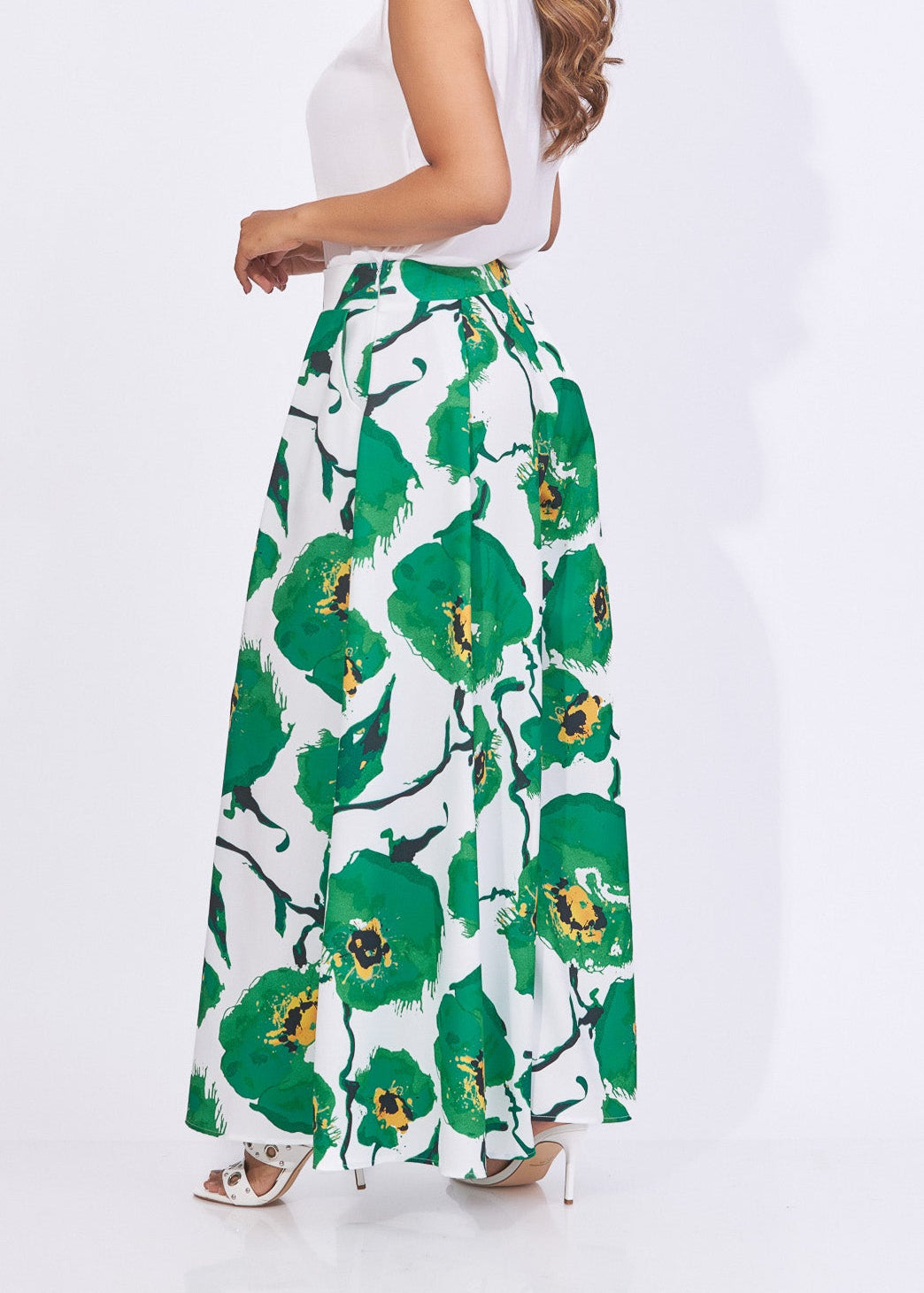 Palazzo estampado flores grandes