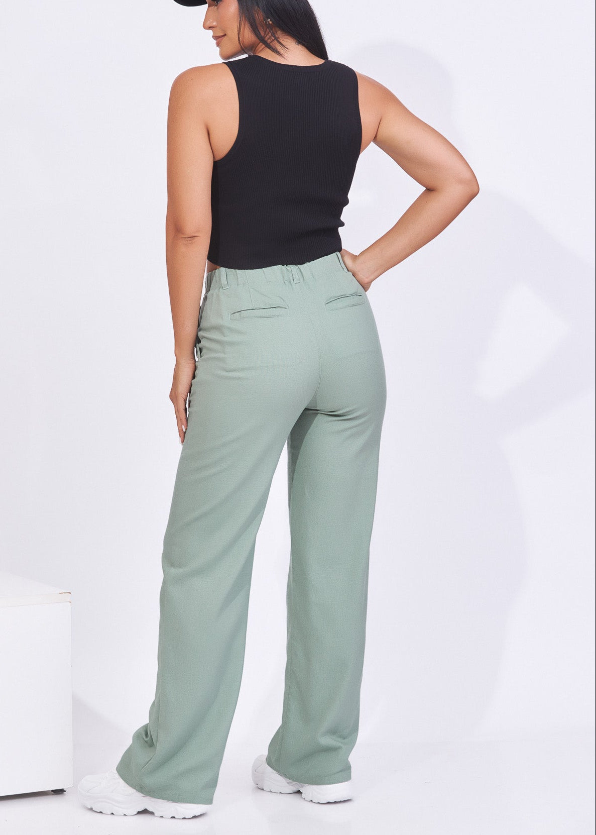 Pantalón casual verde