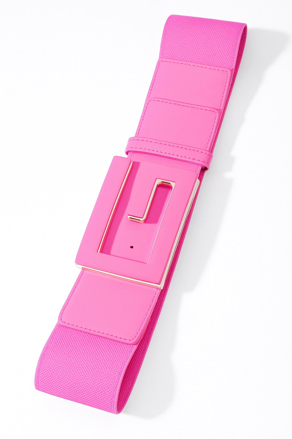 Cinturón rosa encendido unitalla elástico