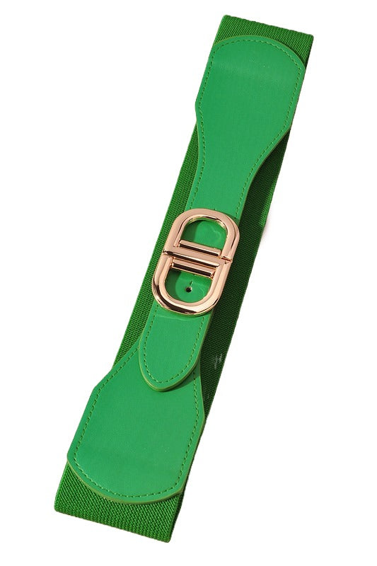 Cinturón elástico verde