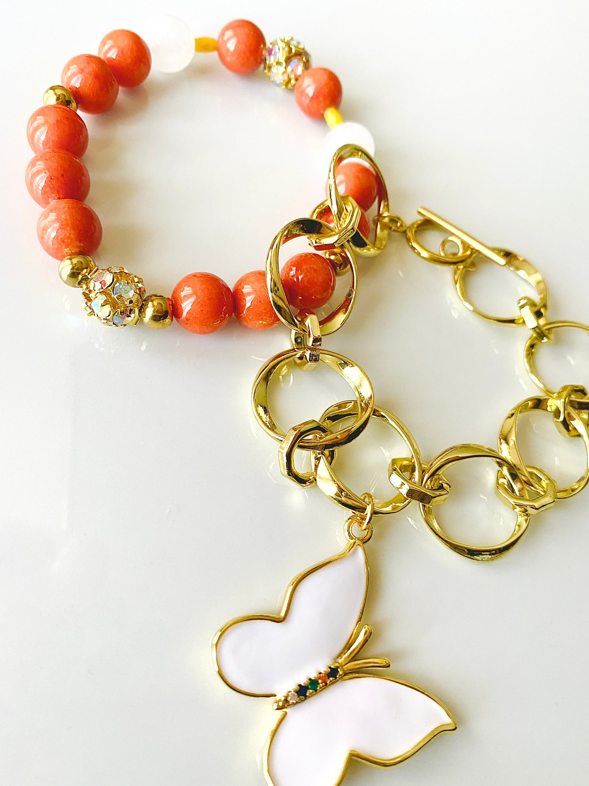 Dúo Pulsera naranja