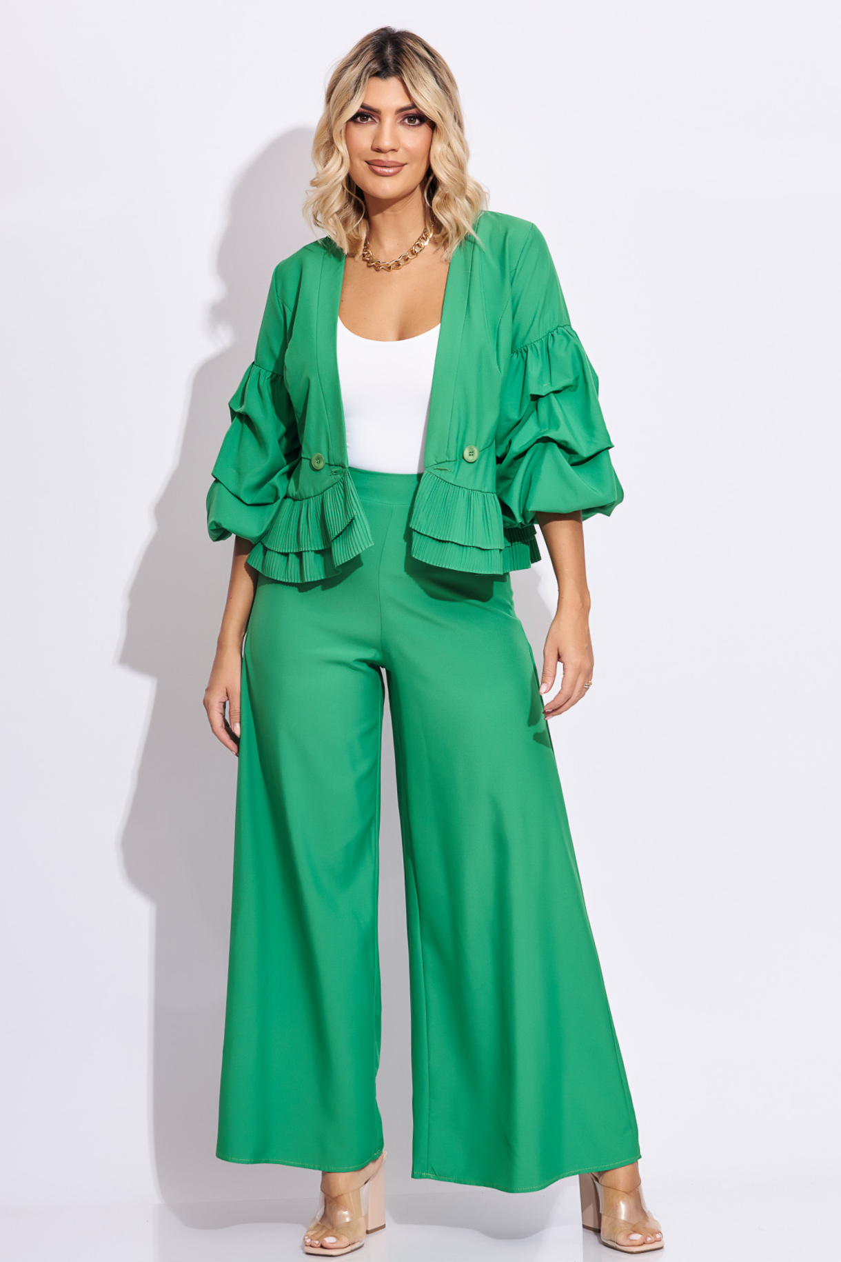 Set de pantalón y blusa tipo blazer