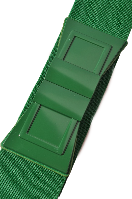 Cinturón elástico color verde