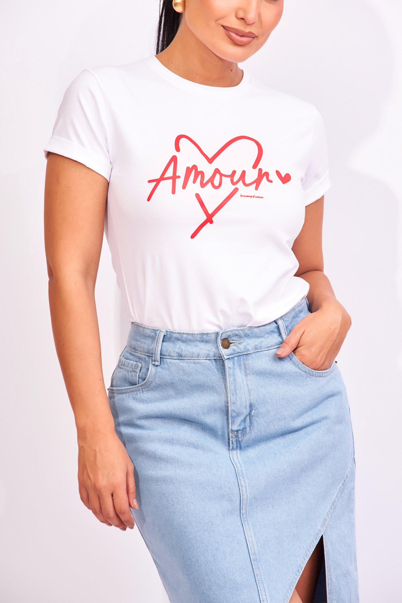 Camiseta blanca Amour
