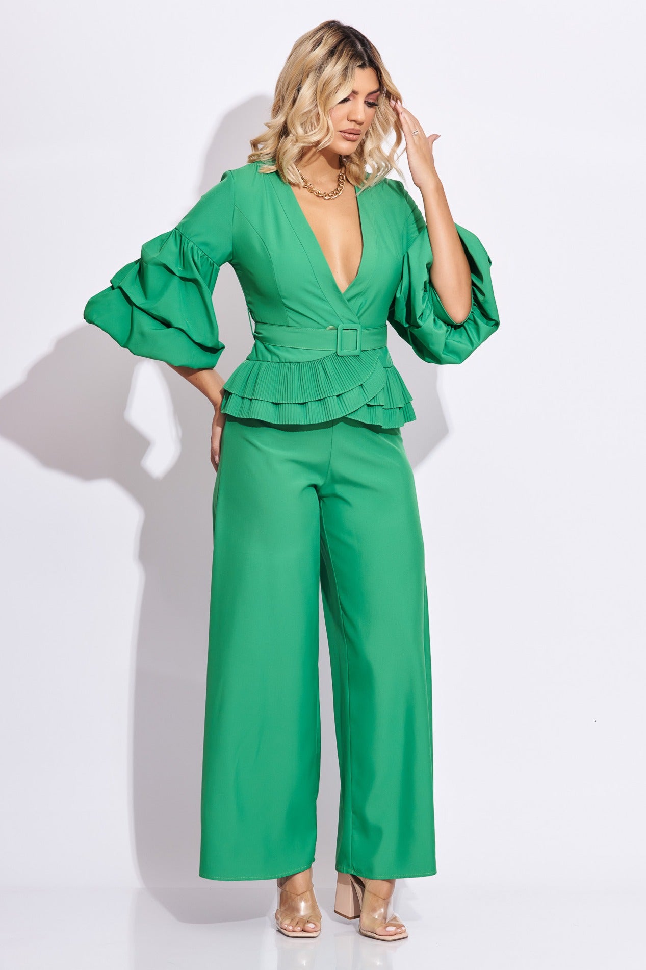 Set de pantalón y blusa tipo blazer
